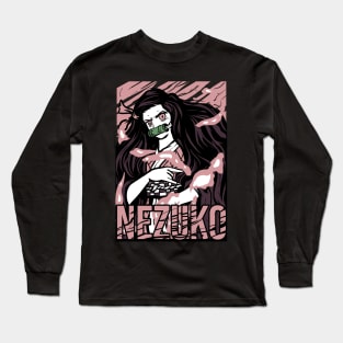 Nezuko Blood demon Long Sleeve T-Shirt